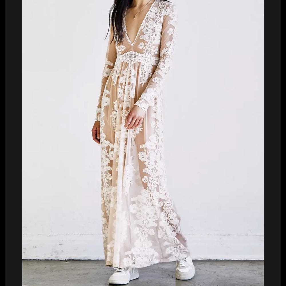 Free People - For Love & Lemons Temecula Maxi Dress Size Large